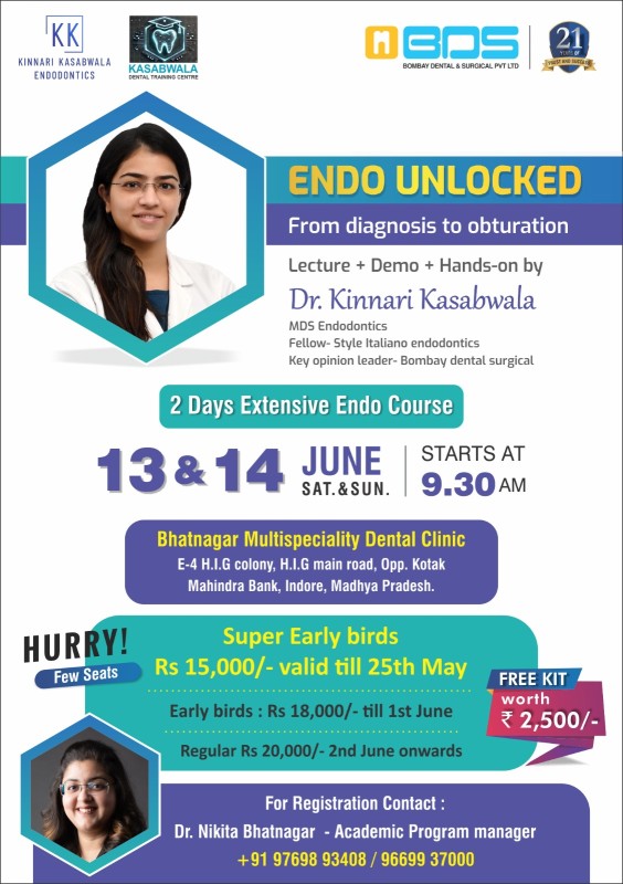 Endo Unlocked From Diagnosis to Obturation by Dr Kinnari Kasabwala