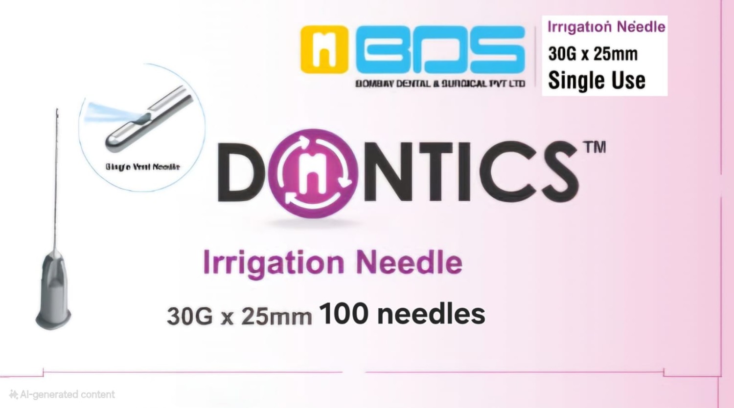 Dontics Side Vented Needles