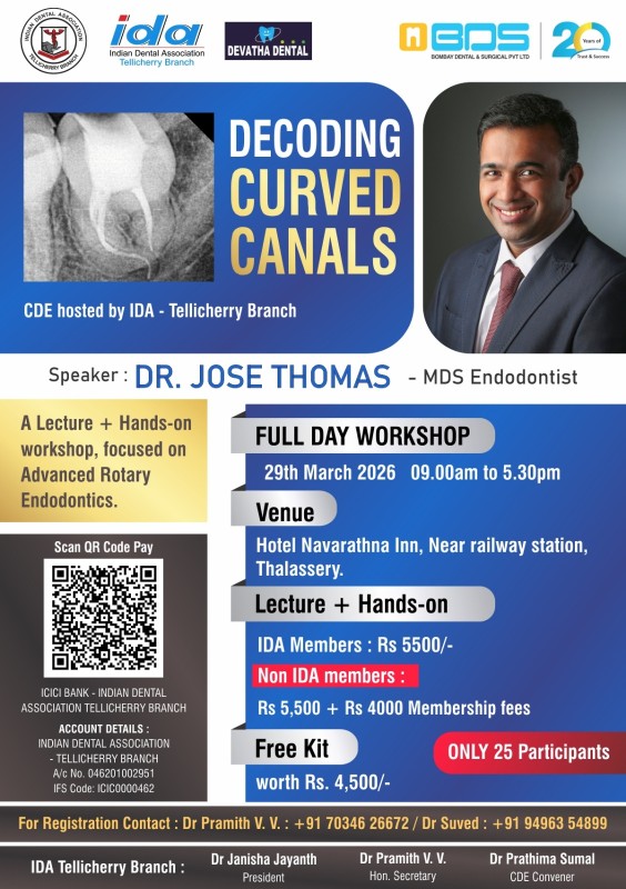 Decoding Curved Canals By Dr Jose Thomas